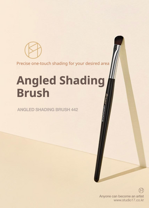 STUDIO17 - Angled Shading Brush 442 - Šikmý štětec na stínování nosu a očního okolí