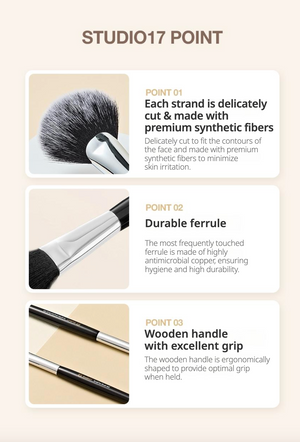 STUDIO17 - Angled Shading Brush 442 - Šikmý štětec na stínování nosu a očního okolí