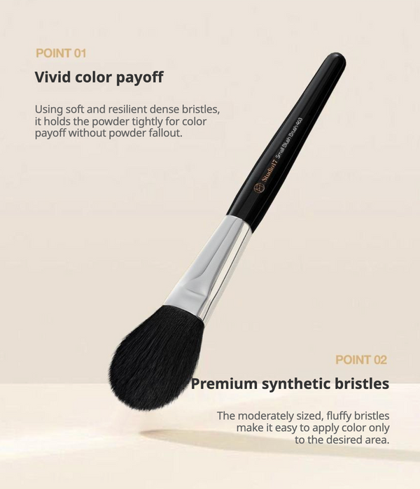 STUDIO17 - Small Blush Brush 463 - Menší štětec na tvářenku pro přesné nanášení barvy