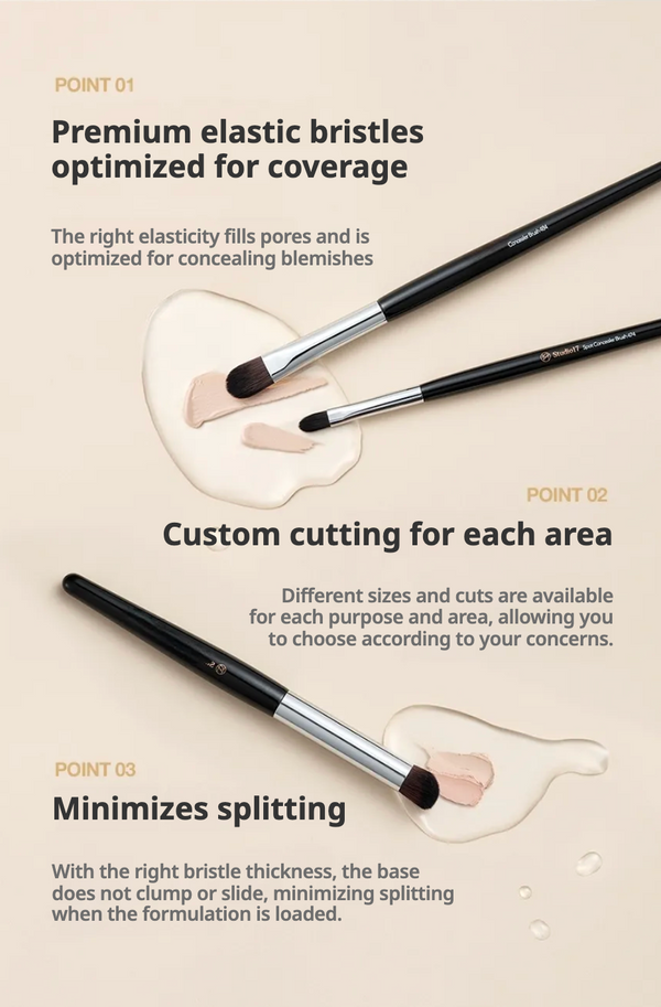 STUDIO17 - Spot Concealer Brush 474 - Malý štětec na korektor pro přesné zakrytí drobných nedokonalostí