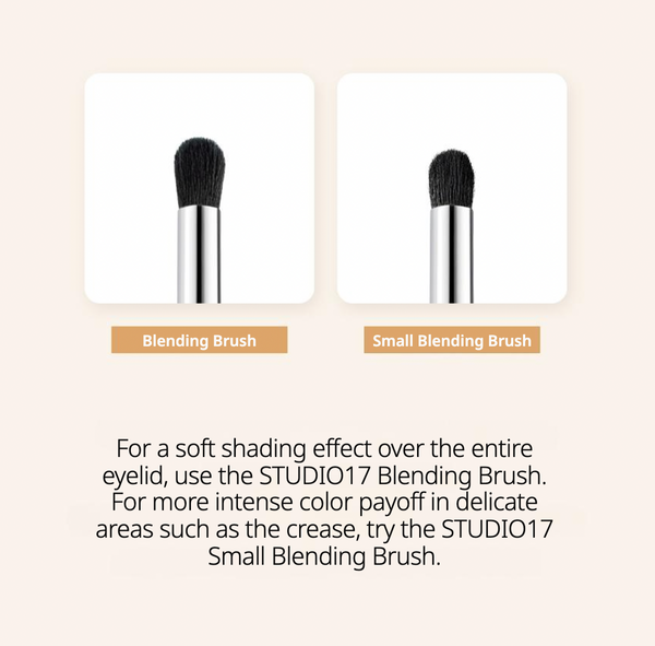 STUDIO17 - Small Blending Eye Brush 323 - Malý štětec na roztírání očních stínů