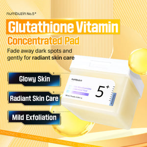 No.5+ Vitamin-Niacinamide Concentrated Toner Pads - Rozjasňující tonizační tampony proti pigmentovým skvrnám 70ks/180ml