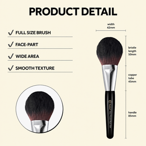 STUDIO17 - Velvet Powder Brush 423 - Velký štětec na pudr