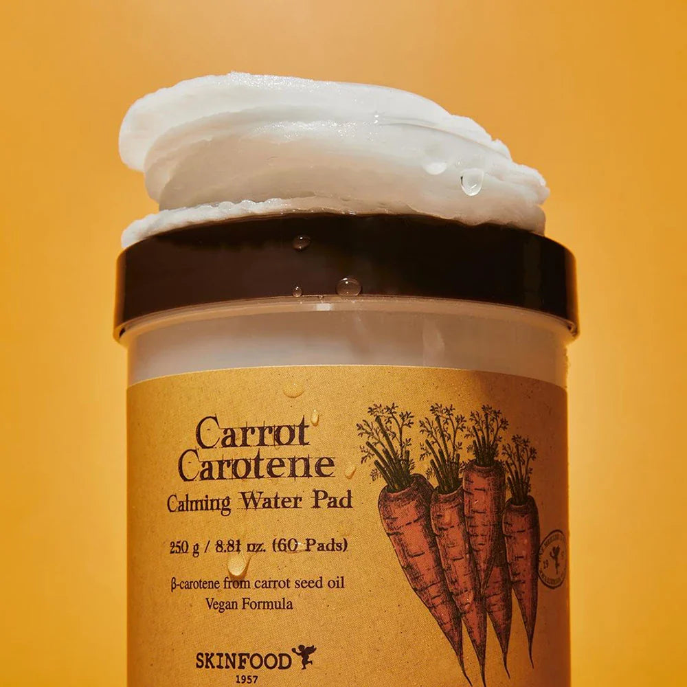 Carrot Carotene Calming Water Pad - Hydratační a zklidňující tonizační polštářky 60ks/250g