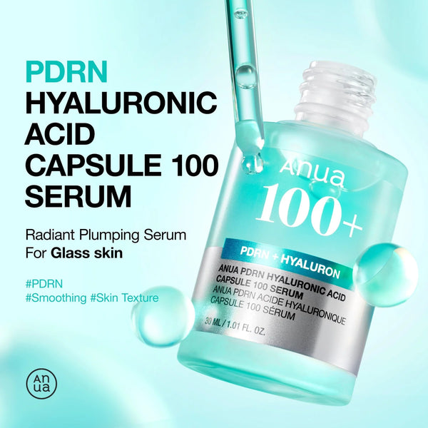 Anua - PDRN Hyaluronic Acid Capsule 100 Serum - Hydratační a rozjasňující sérum s PDRN 30 ml