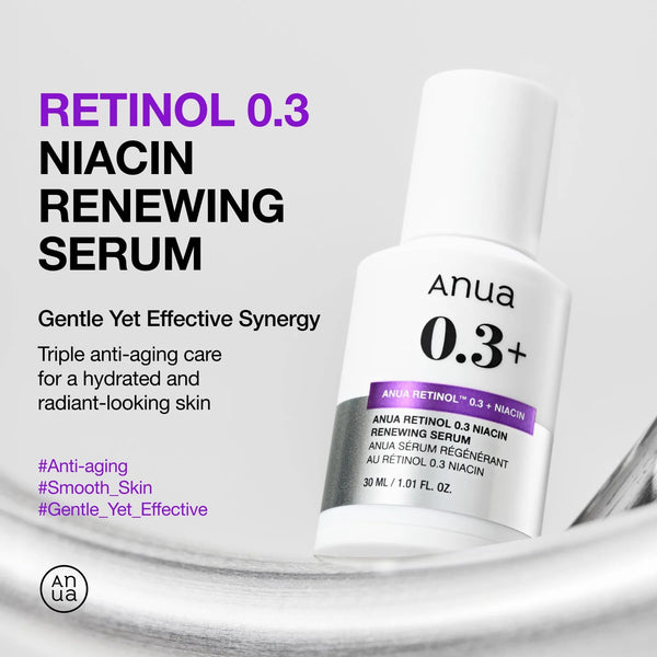 Nano Retinol 0.3% + Niacin Renewing Serum - Obnovující sérum s retinolem a niacinamidem 30ml