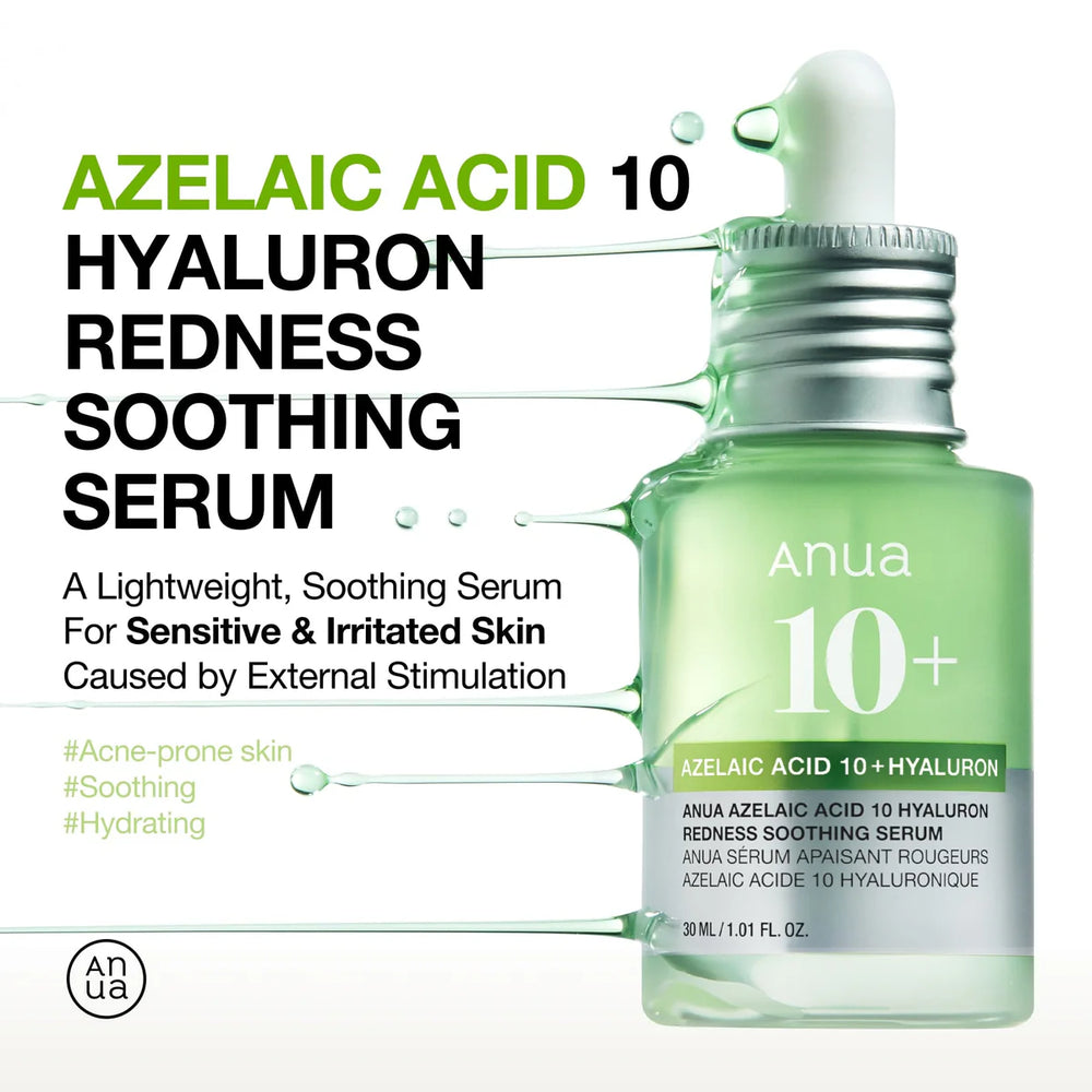 Azelaic Acid 10 Hyaluron Redness Soothing Serum - Zklidňující sérum proti zarudnutí 30ml