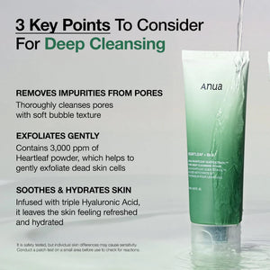 Heartleaf Quercetinol Pore Deep Cleansing Foam - Hloubkově čisticí pěna na obličej 150ml