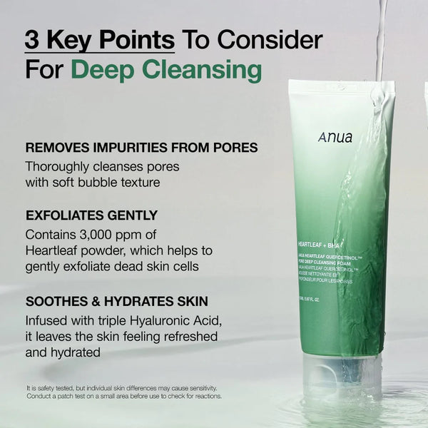 Heartleaf Quercetinol Pore Deep Cleansing Foam - Hloubkově čisticí pěna na obličej 150ml