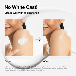Anua - Zero-cast Moisturizing Finish Sunscreen SPF 50 - Lehký hydratační opalovací krém bez bílého filmu 50ml