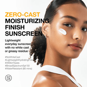 Anua - Zero-cast Moisturizing Finish Sunscreen SPF 50 - Lehký hydratační opalovací krém bez bílého filmu 50ml
