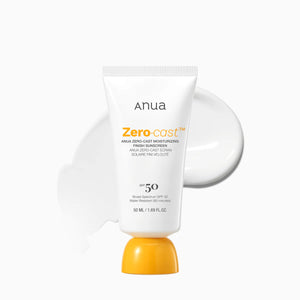 Anua - Zero-cast Moisturizing Finish Sunscreen SPF 50 - Lehký hydratační opalovací krém bez bílého filmu 50ml