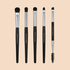 STUDIO17 - Eye Makeup Brush Set - Sada 5 štětců na líčení očí a obočí