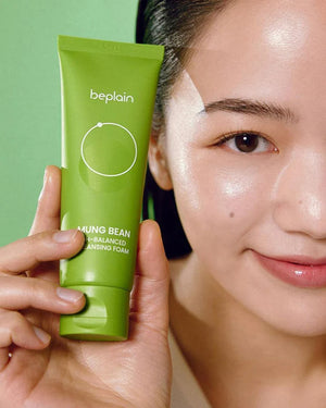 beplain - Mung Bean pH-Balanced Cleansing Foam - Jemná čisticí pěna, která nevysušuje