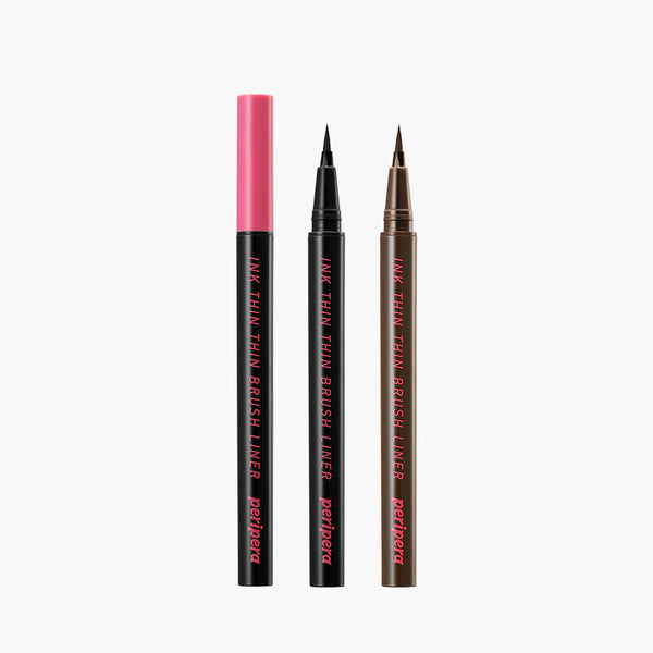 peripera - Ink Thin Brush Liner - Tekutá oční linka s ultra tenkým štětečkem