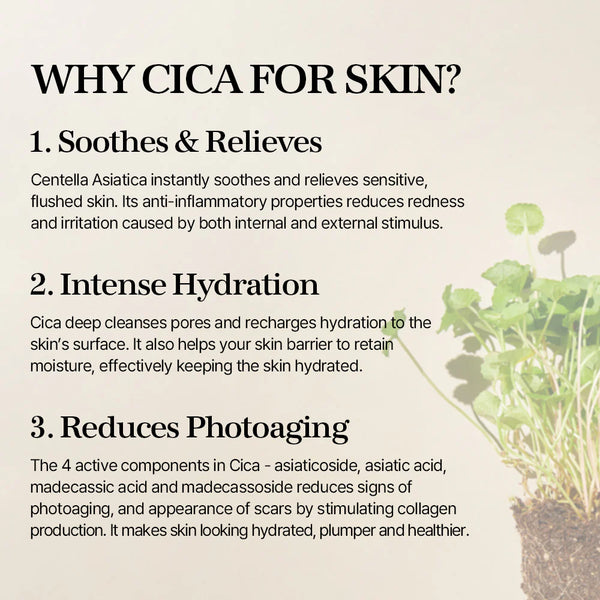 Soondy Centella Asiatica Essence - Zklidňující esence s pupečníkem asijským pro citlivou a podrážděnou pleť 100ml