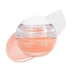 glow - peach peptide lip balm - Hydratační balzám s peptidy