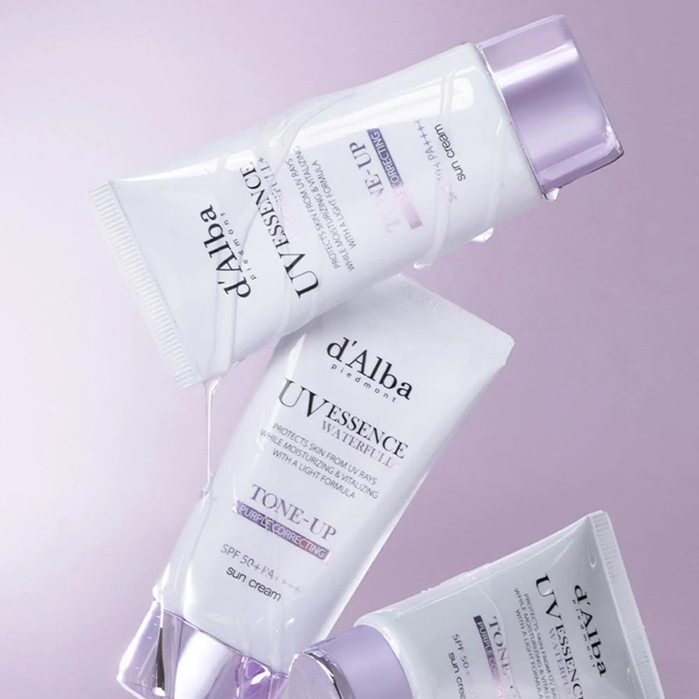 Waterful Tone-Up Sunscreen Purple SPF 50+ PA++++ – Fialový tónovací krém na opalování 50 ml