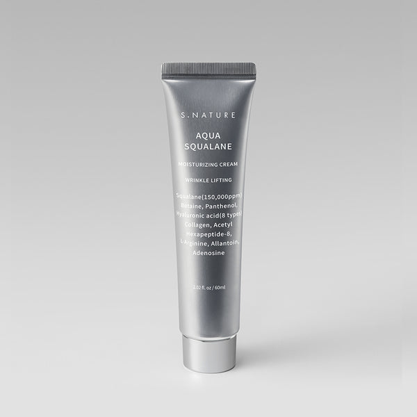 S.NATURE - Aqua Squalane Moisturizing Cream - Lehký hydratační krém se skvalanem 60ml