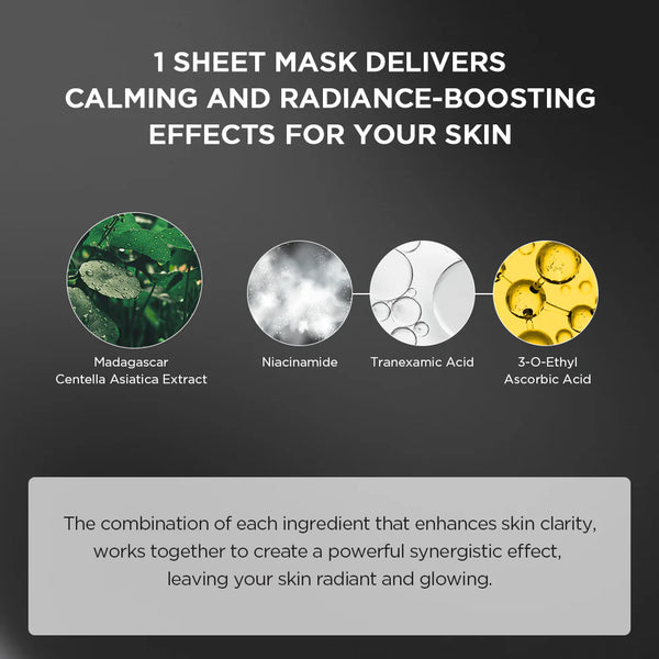 Tone Brightening Glow Mask - Rozjasňující plátýnková maska na pigmentové skvrny - 25 ml