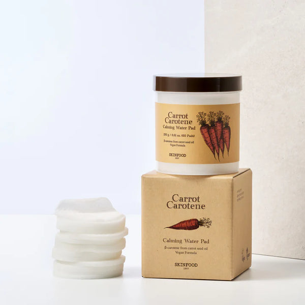 Carrot Carotene Calming Water Pad - Hydratační a zklidňující tonizační polštářky 60ks/250g