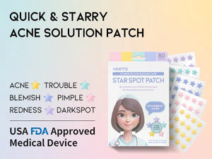 Star Spot Patch - Hvězdičkové hydrokoloidní náplasti 80ks
