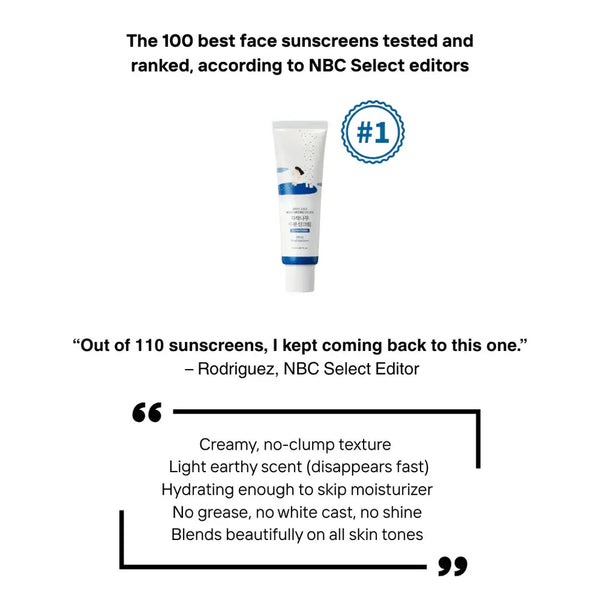 Birch Moisturizing Sunscreen SPF50+ PA++++ - Hydratační krém s SPF 50ml