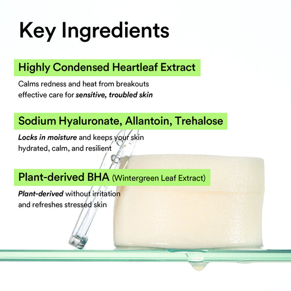 Abib - Heartleaf spot pad Calming touch - Zklidňující pleťové tampony 80ks