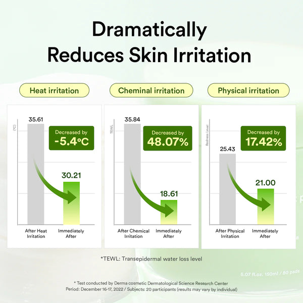 Abib - Heartleaf spot pad Calming touch - Zklidňující pleťové tampony 80ks